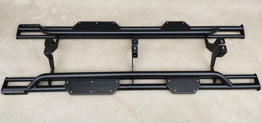 2015-2021 Mitsubishi Pajero Sport Side Steps Purple Horn Pajero Side Rails